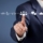 Social media concept - businessman click on virtual icon representing social media. Horizontal composition, blue background, selective focused on hand.